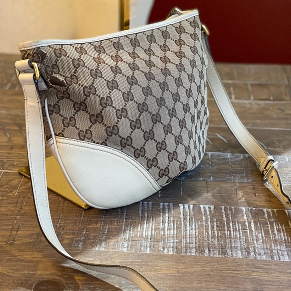 🌺 AUTH Gucci Monogram Crossbody Bag 🌺 BEAUTIFUL - Picture 10 of 16